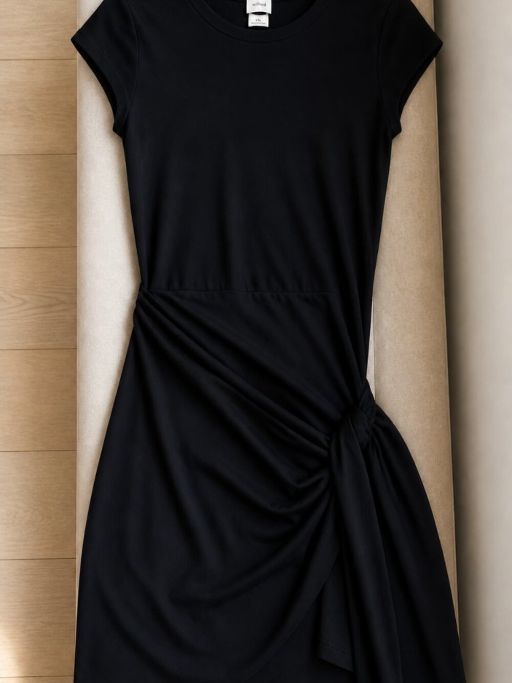 Wilfred Black Wrap Mini Dress – Size S - never worn